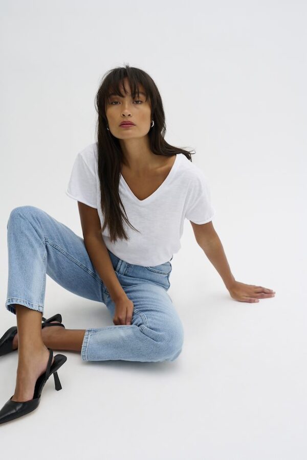 The v-tee | bright white - Afbeelding 4