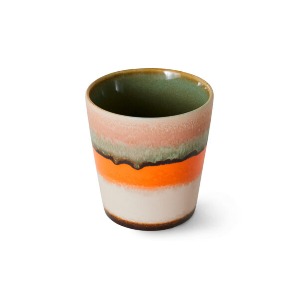 HK Living| coffee mug 70's ceramics| burst - Afbeelding 2