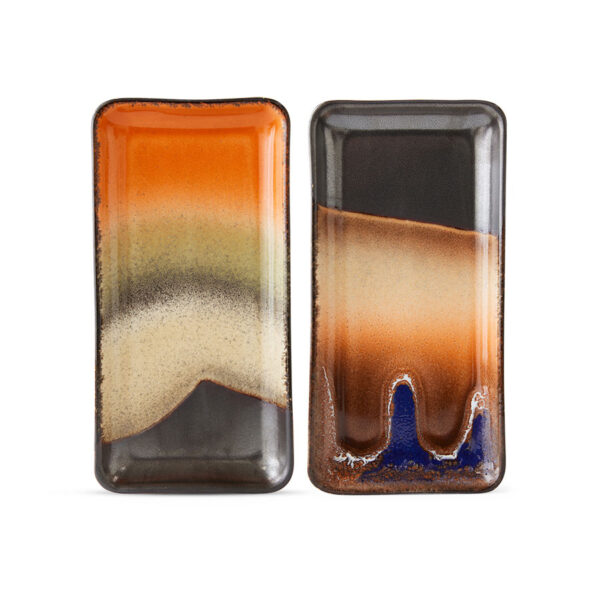 Hk Living | 70s ceramics: small trays twenty four hours | aurora - Afbeelding 2